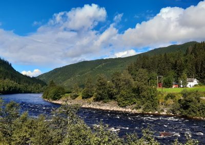 La Gaula en direction de Trondheim