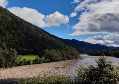 La Gaula en direction de Trondheim