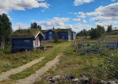 Des maisons typiques à côté de Olavsgruva