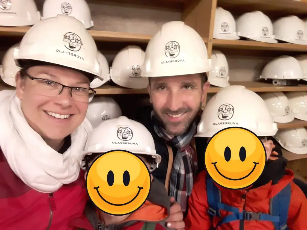 Notre famille en mineurs de Olavsgruva